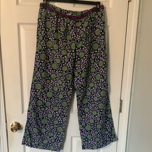 Free People Flannel Pajama Paints Like New